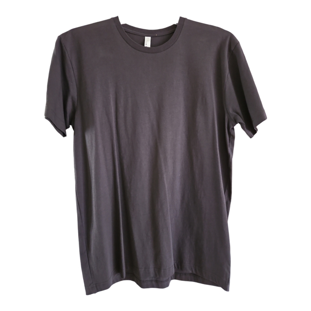 Mens  T Shirt Size L Gray Crew Neck Top L.A.T. Apparel